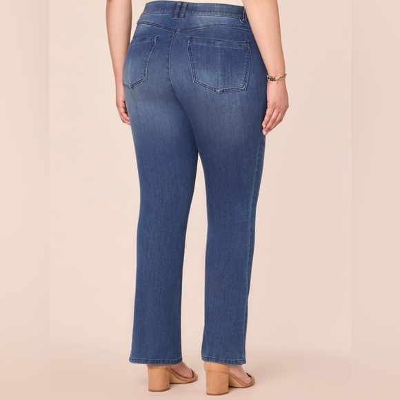 Democracy “Ab” Solution Itty Bitty Bootcut Plus Jeans - Picture 2 of 11